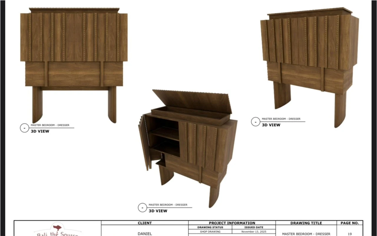 Dresser — CAD drawing