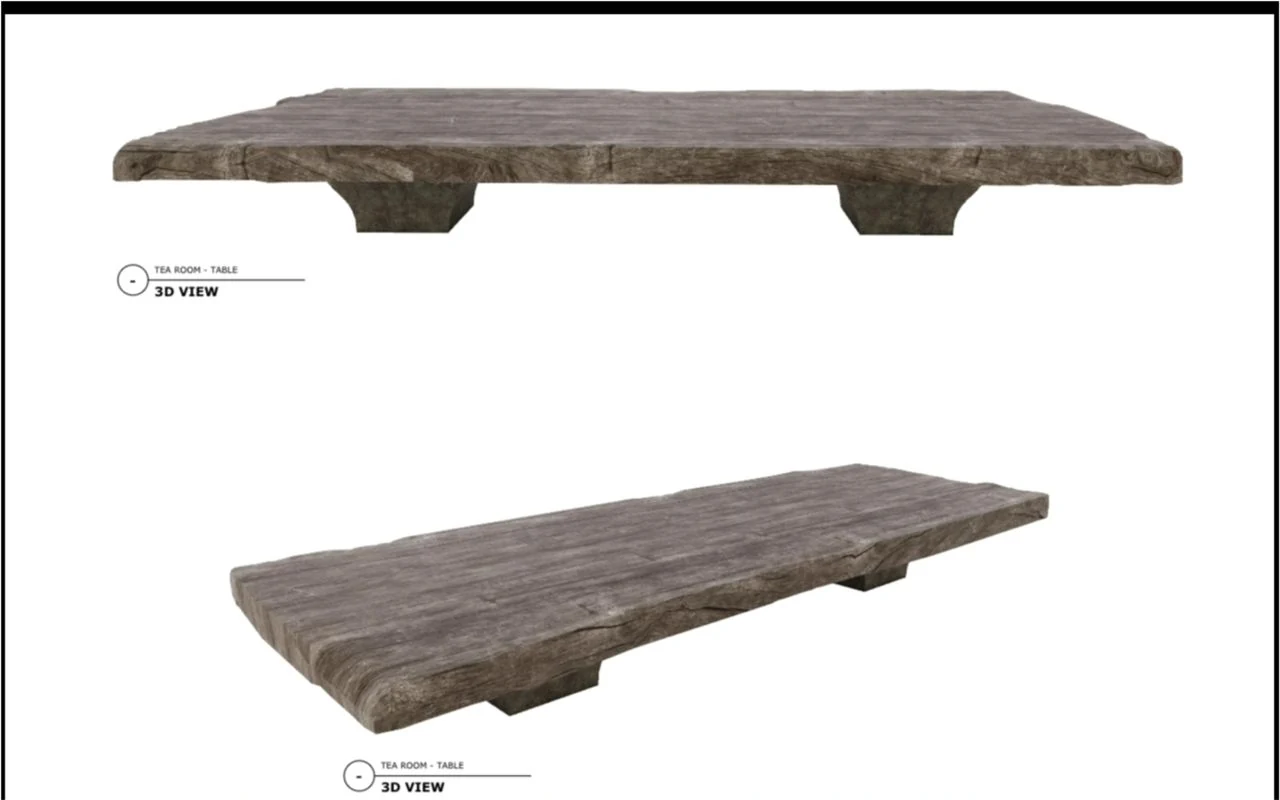 Table — CAD drawing