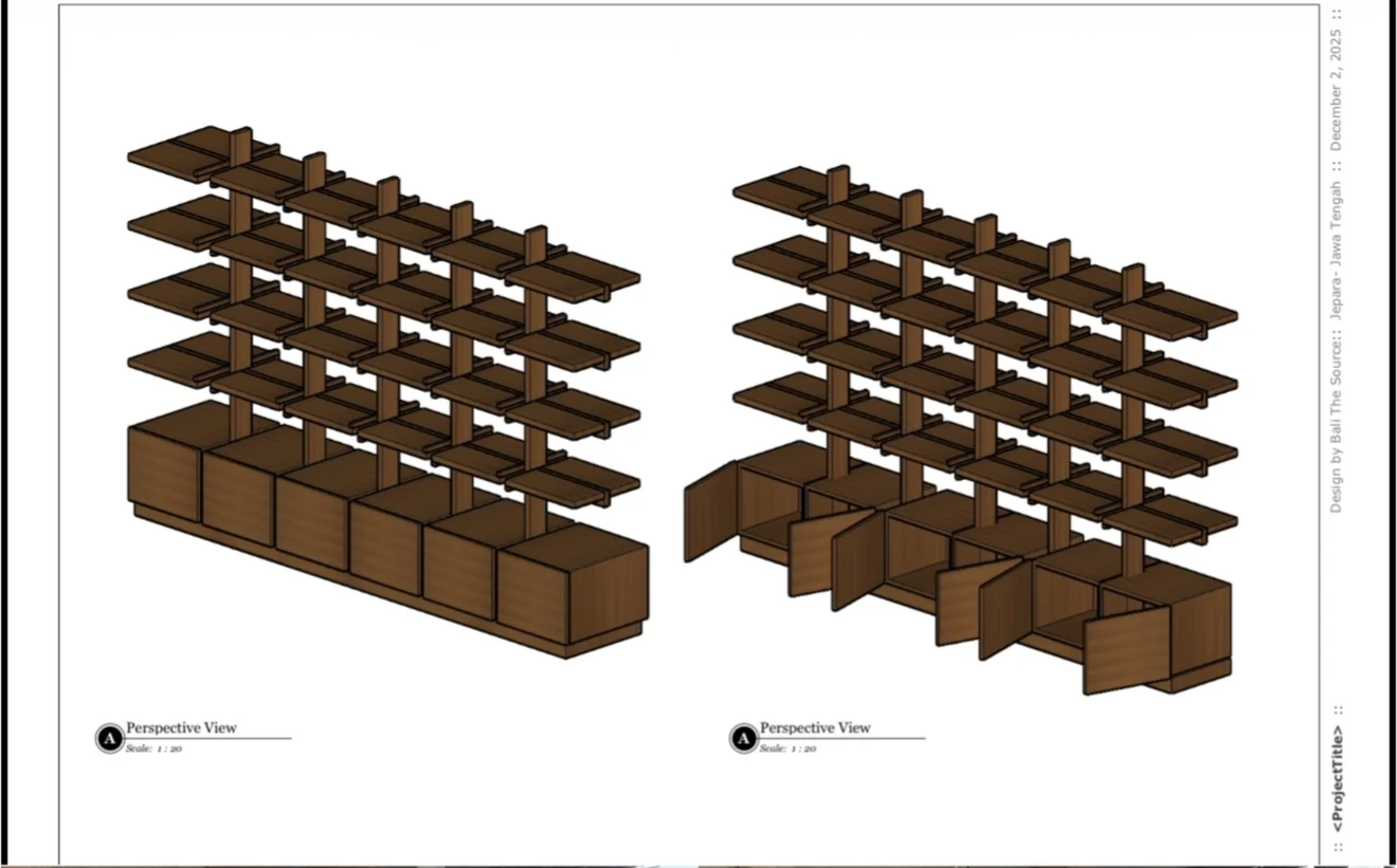 Display Rack — CAD drawing