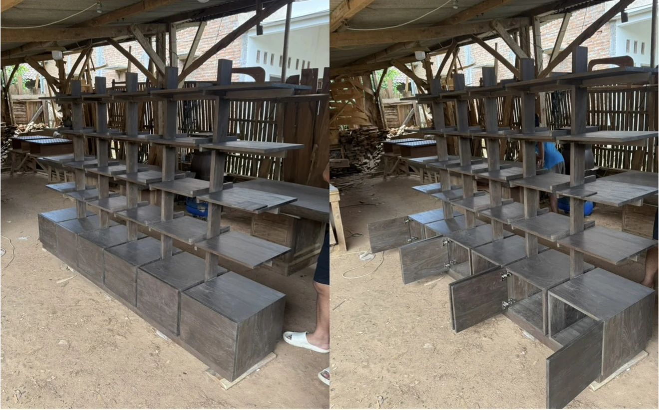 Display Rack — as built