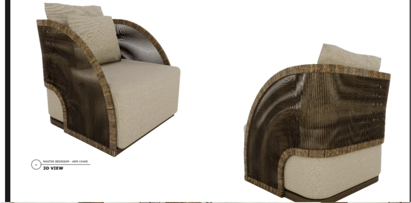 Arm Chair — CAD drawing