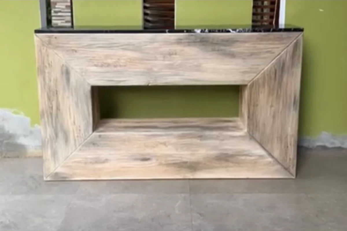 Console Table — as built