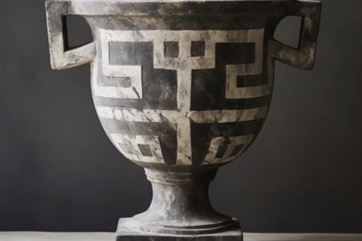 Greek Urn Vase — CAD drawing