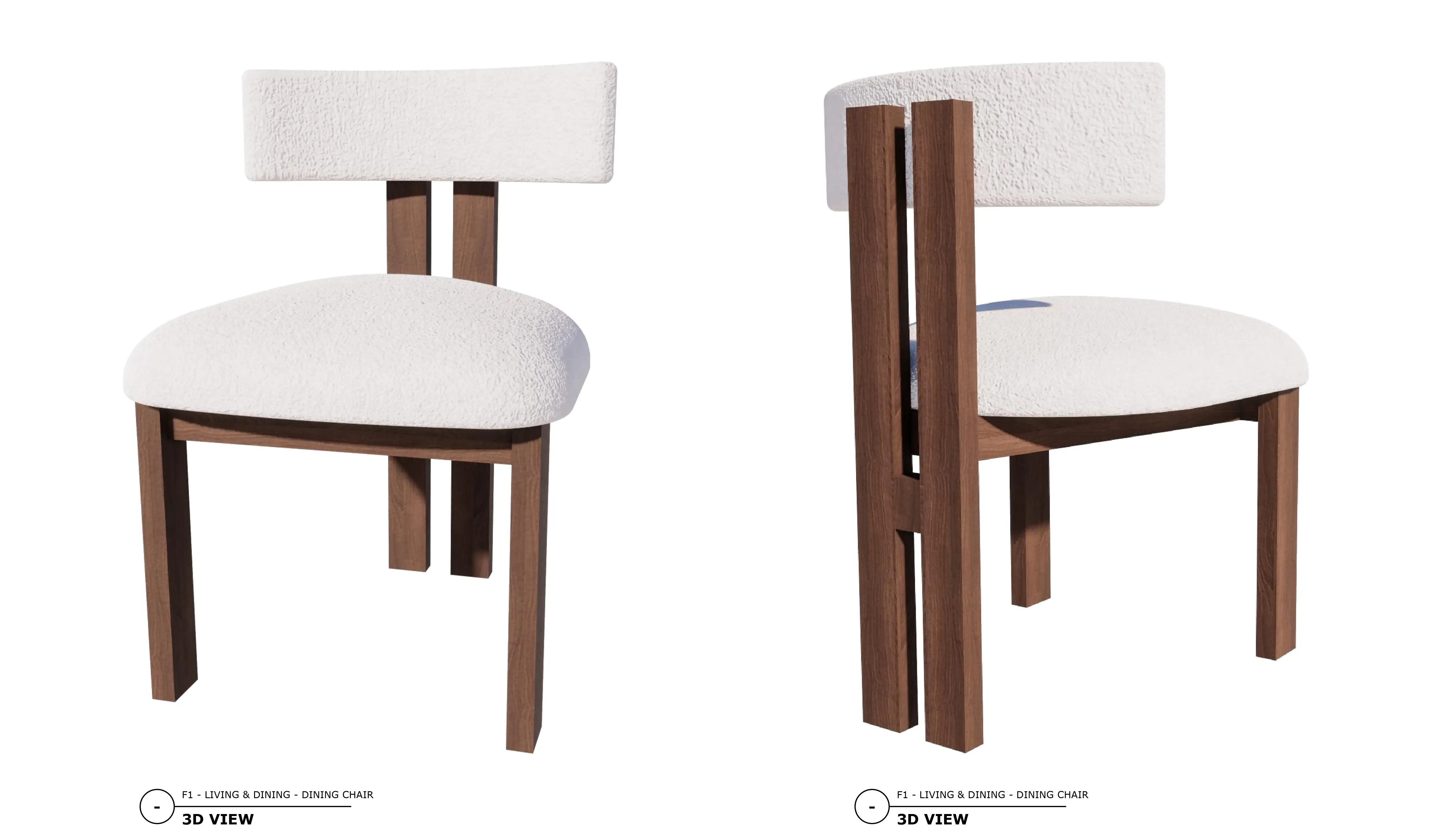 Dining Chair — CAD drawing