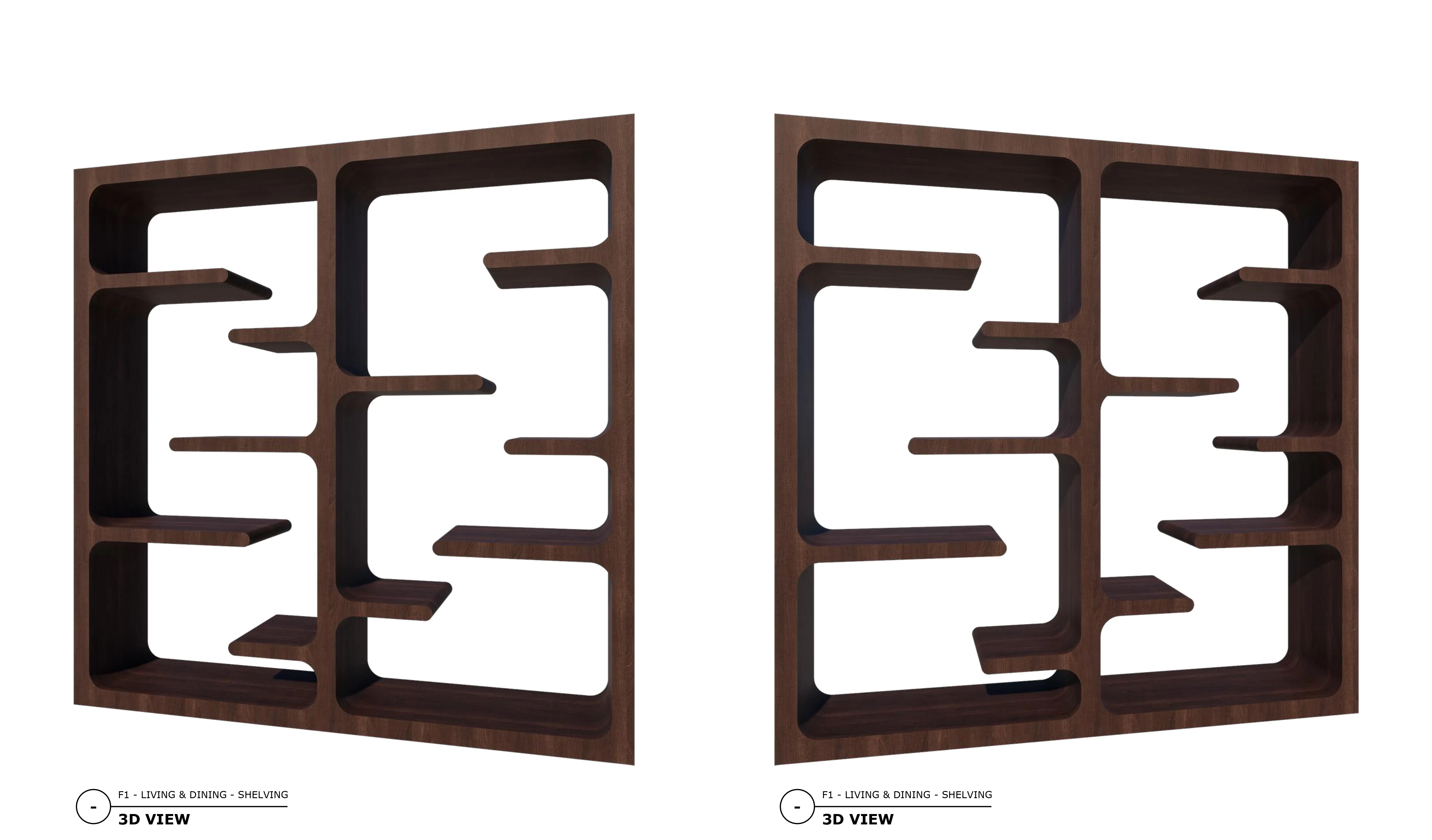 Shelving Unit — CAD drawing