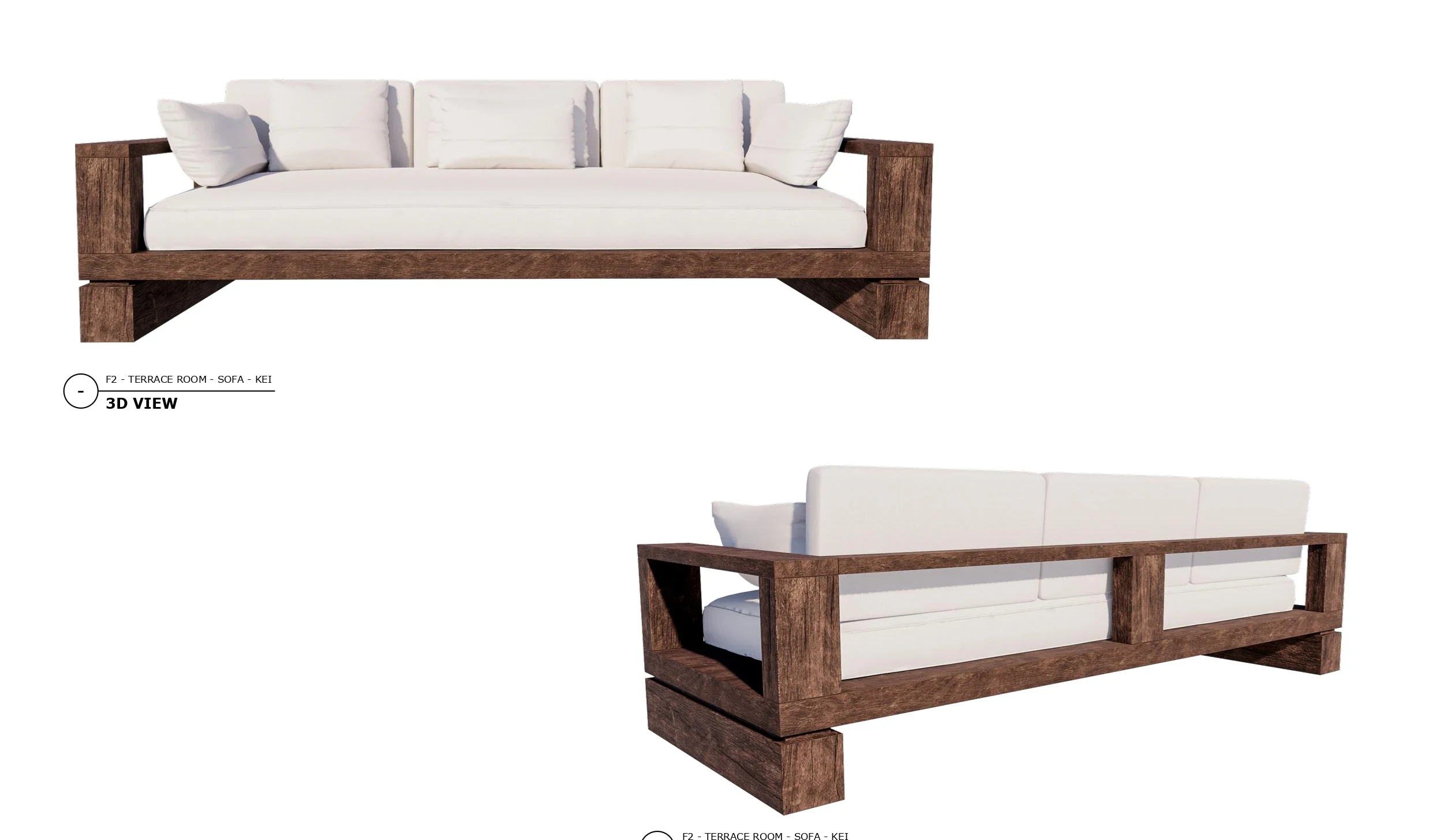Sofa Kei — CAD drawing