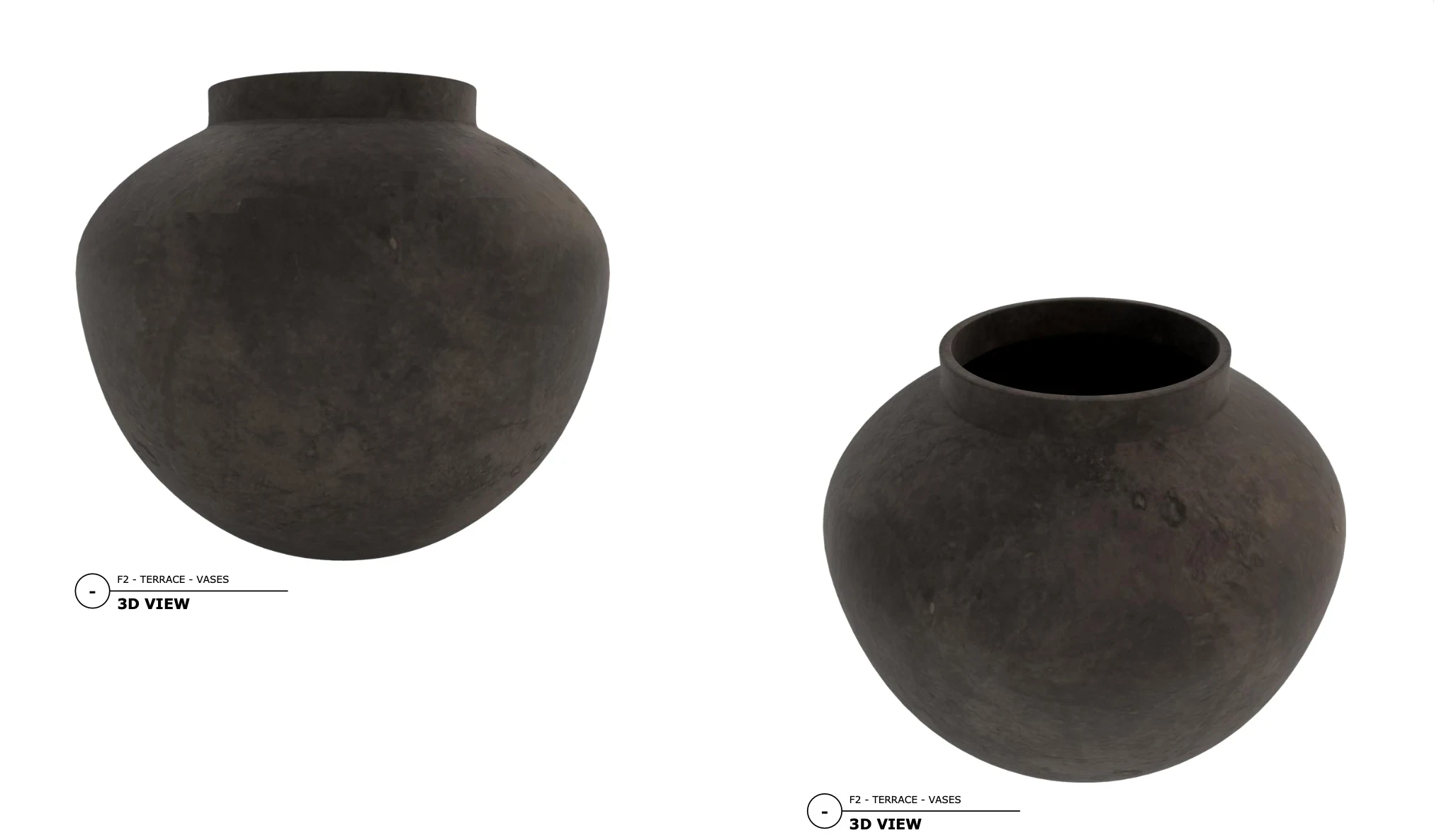 Dark Vases — CAD drawing