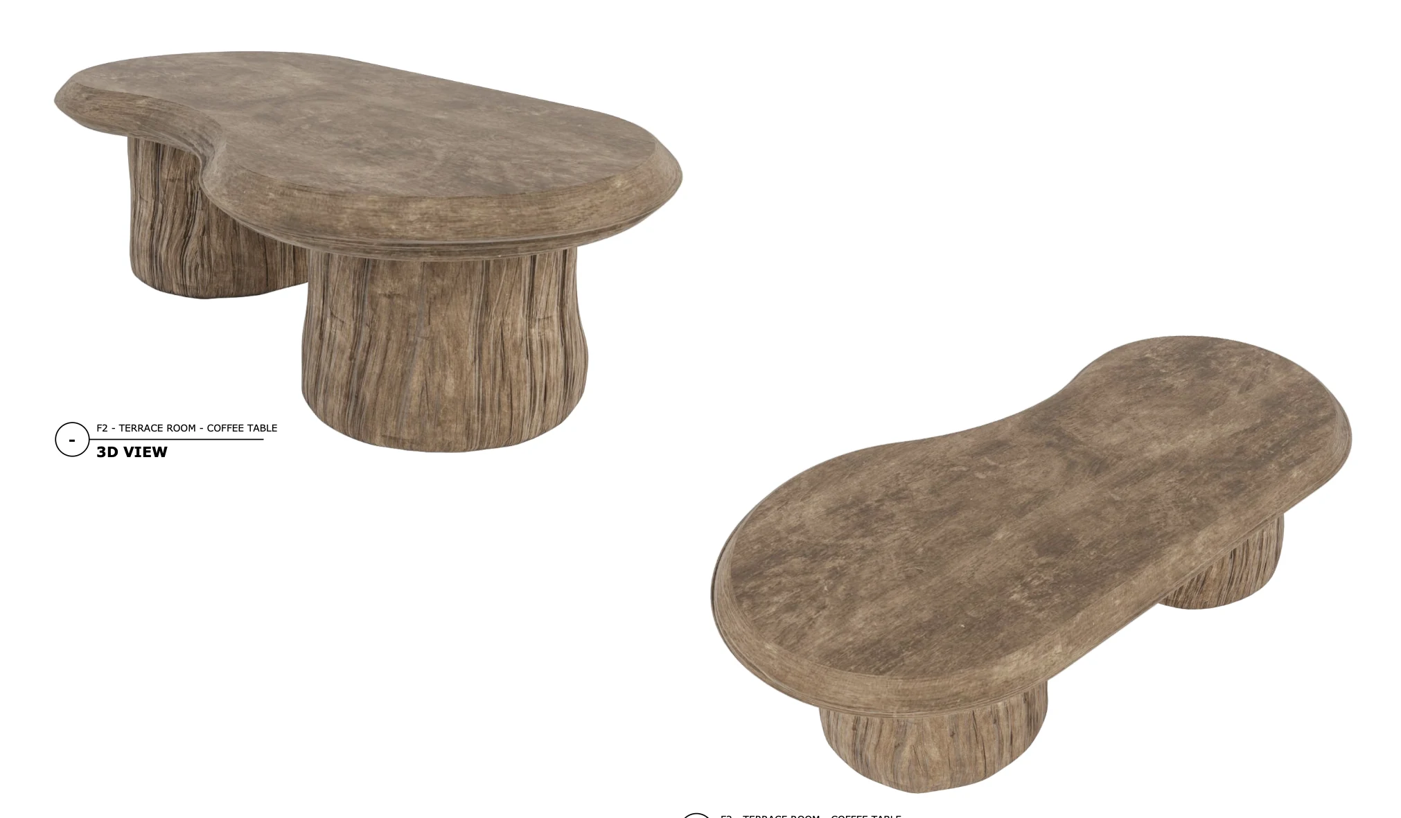 Coffee Table — CAD drawing