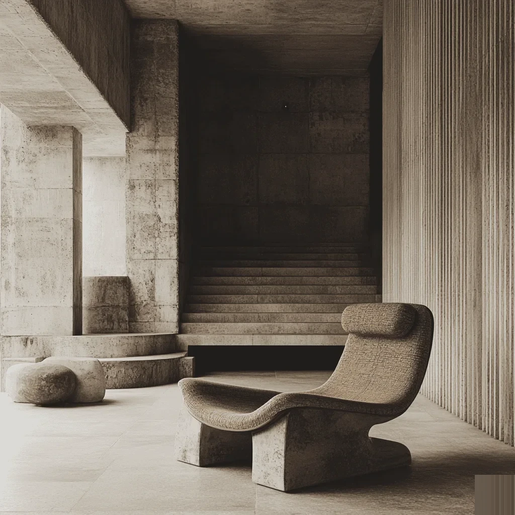 Brutalist interior inspiration - 12