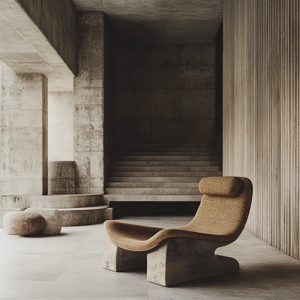 Brutalist interior inspiration - 31