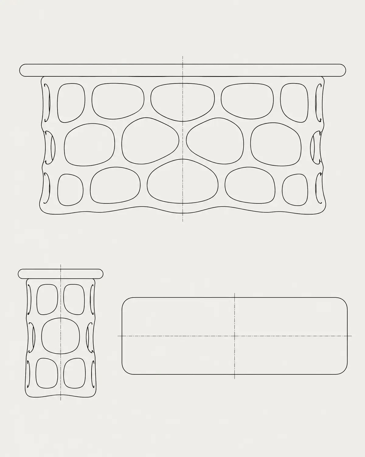 Hive console, line drawing