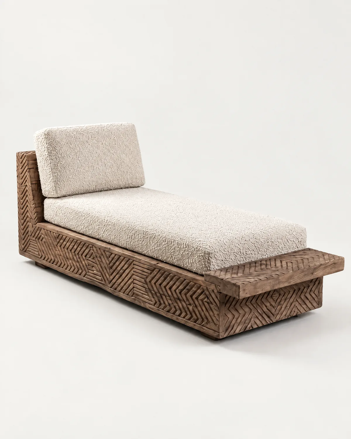 Carved daybed