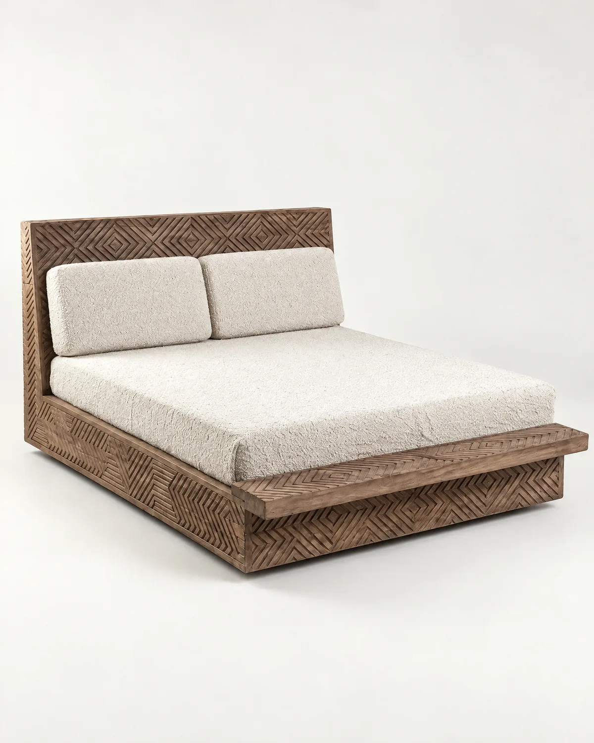 Carved bed