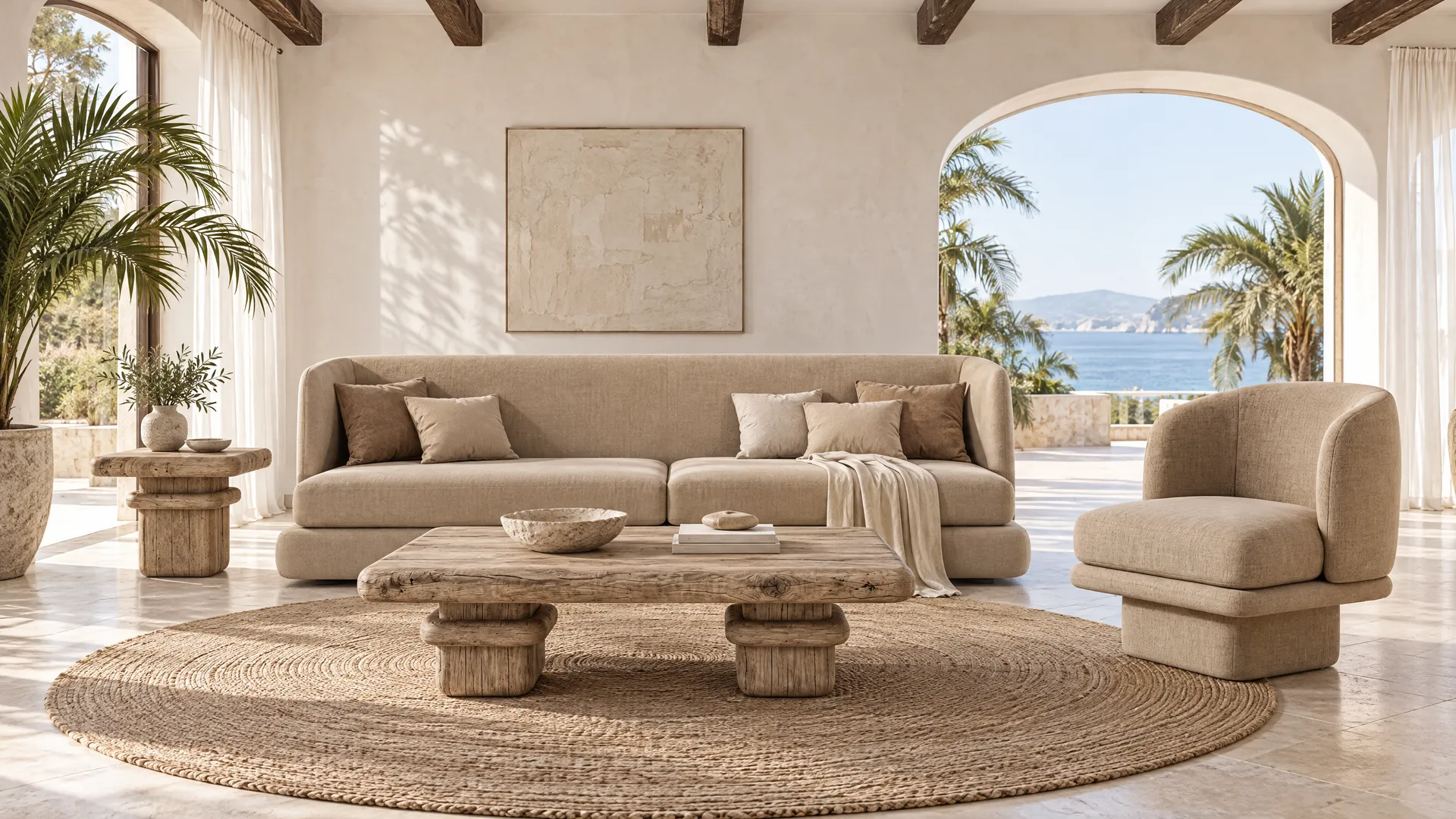 Embrace, with Embrace sofa, Embrace armchair, Embrace coffee table, Embrace side table