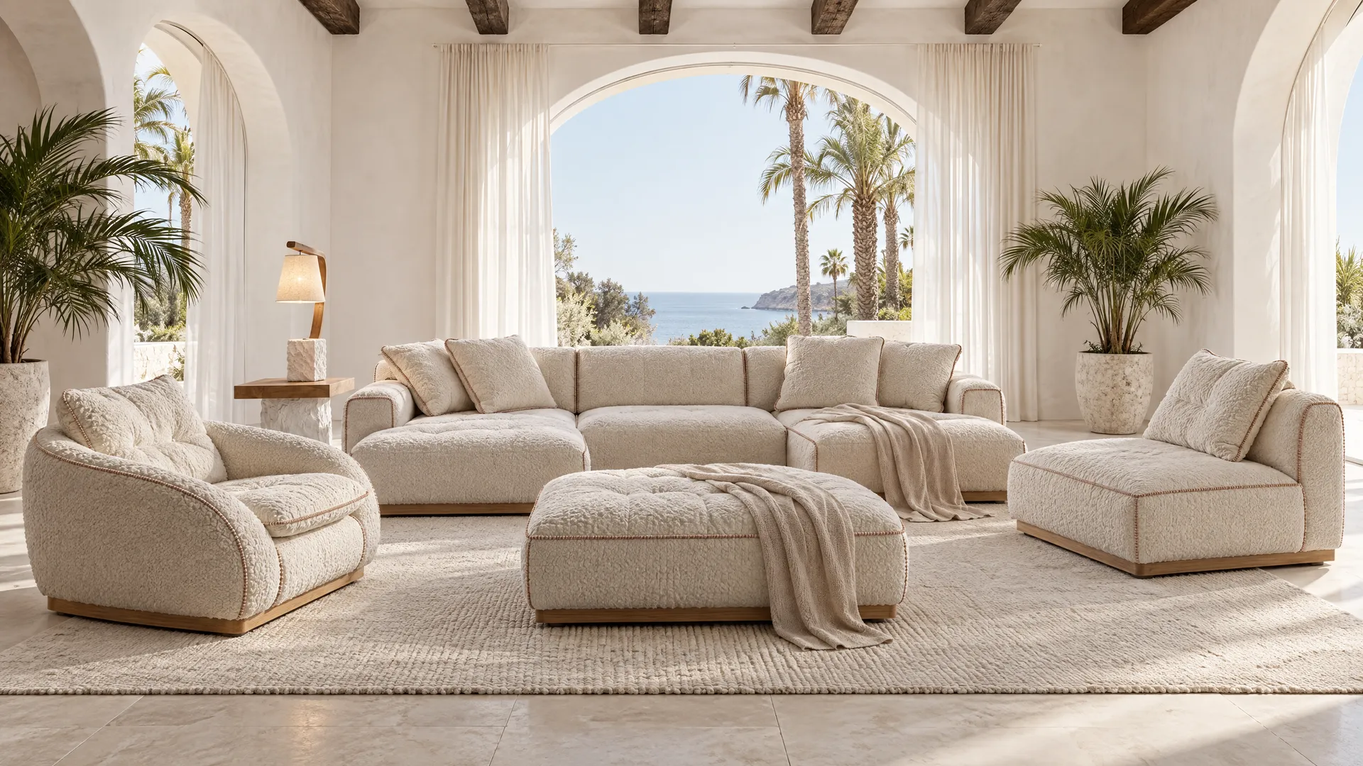 Nimbus, with Nimbus sectional sofa, Nimbus chaise sofa, Nimbus armchair, Nimbus ottoman, Nimbus side table, Nimbus table lamp