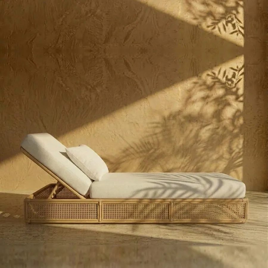 Sunburst chaise