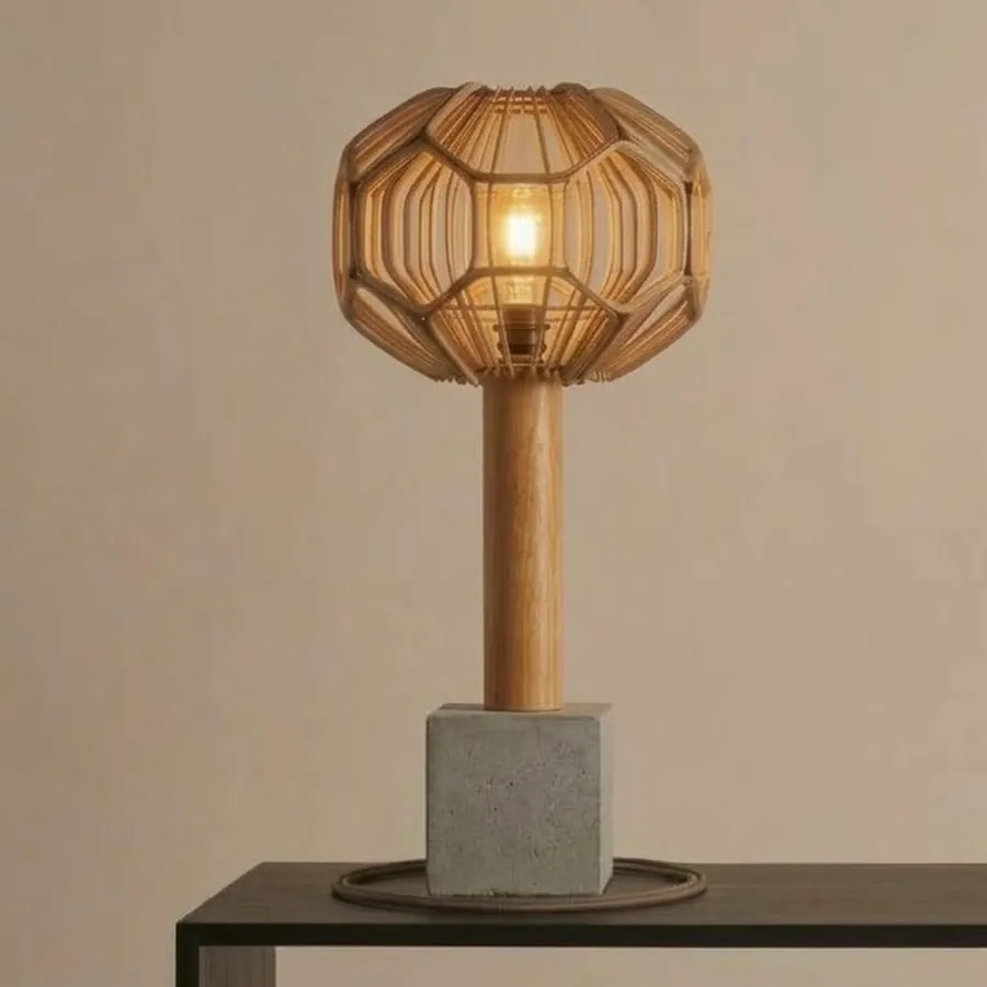 Sunburst table lamp