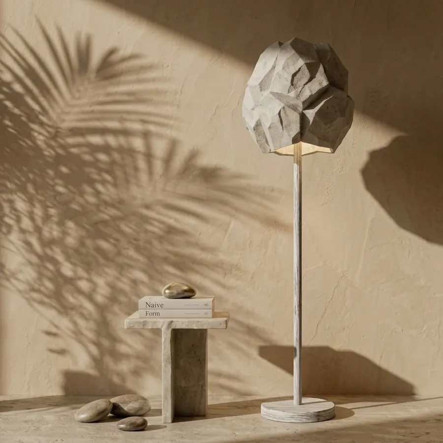 Crush floor lamp