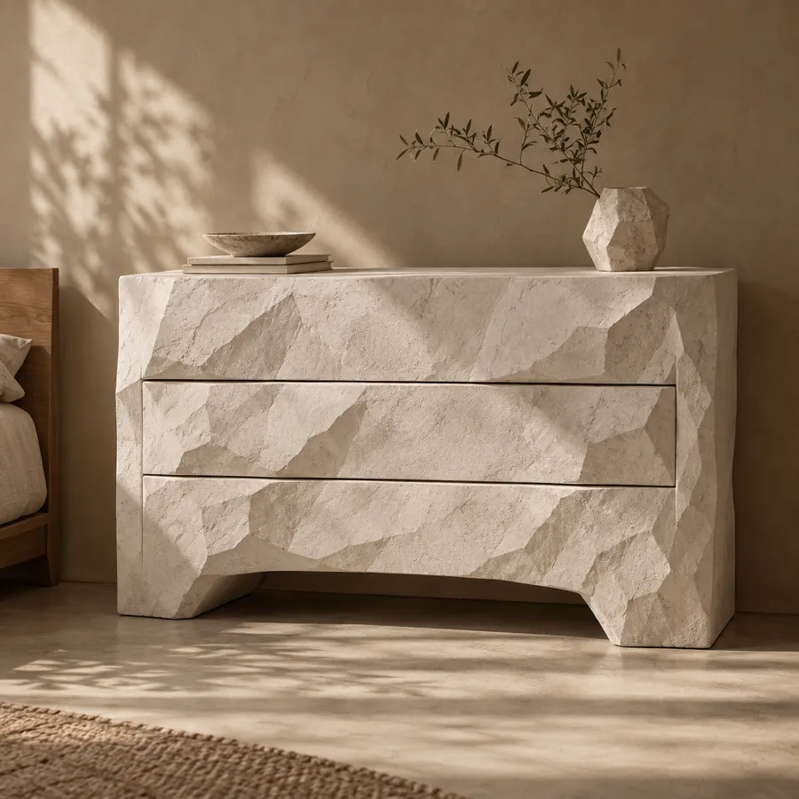 Crush chest of drawers