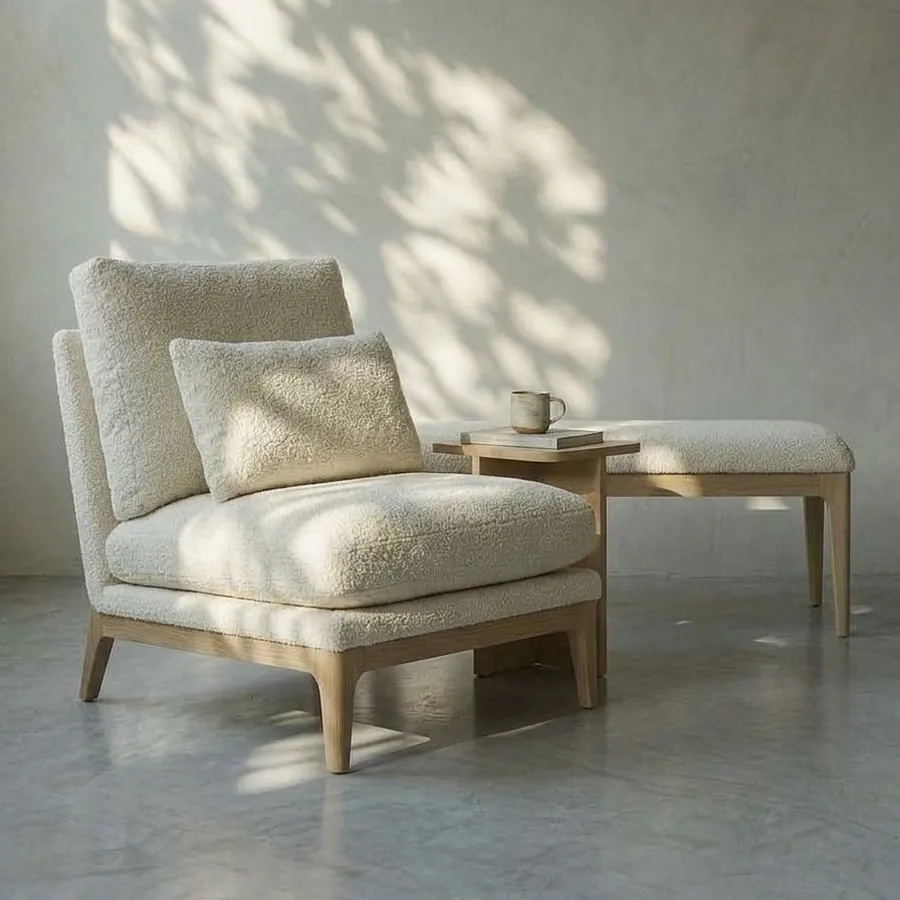 Scandi lounge chair