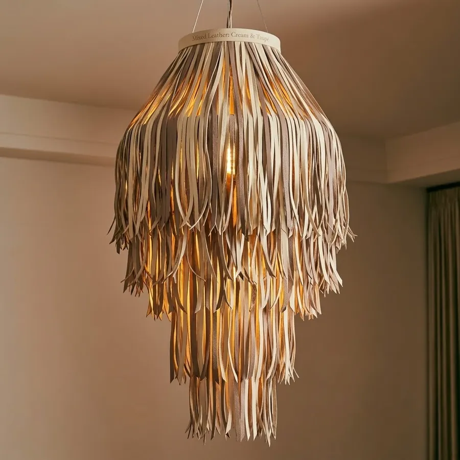 Ziggy fringe chandelier