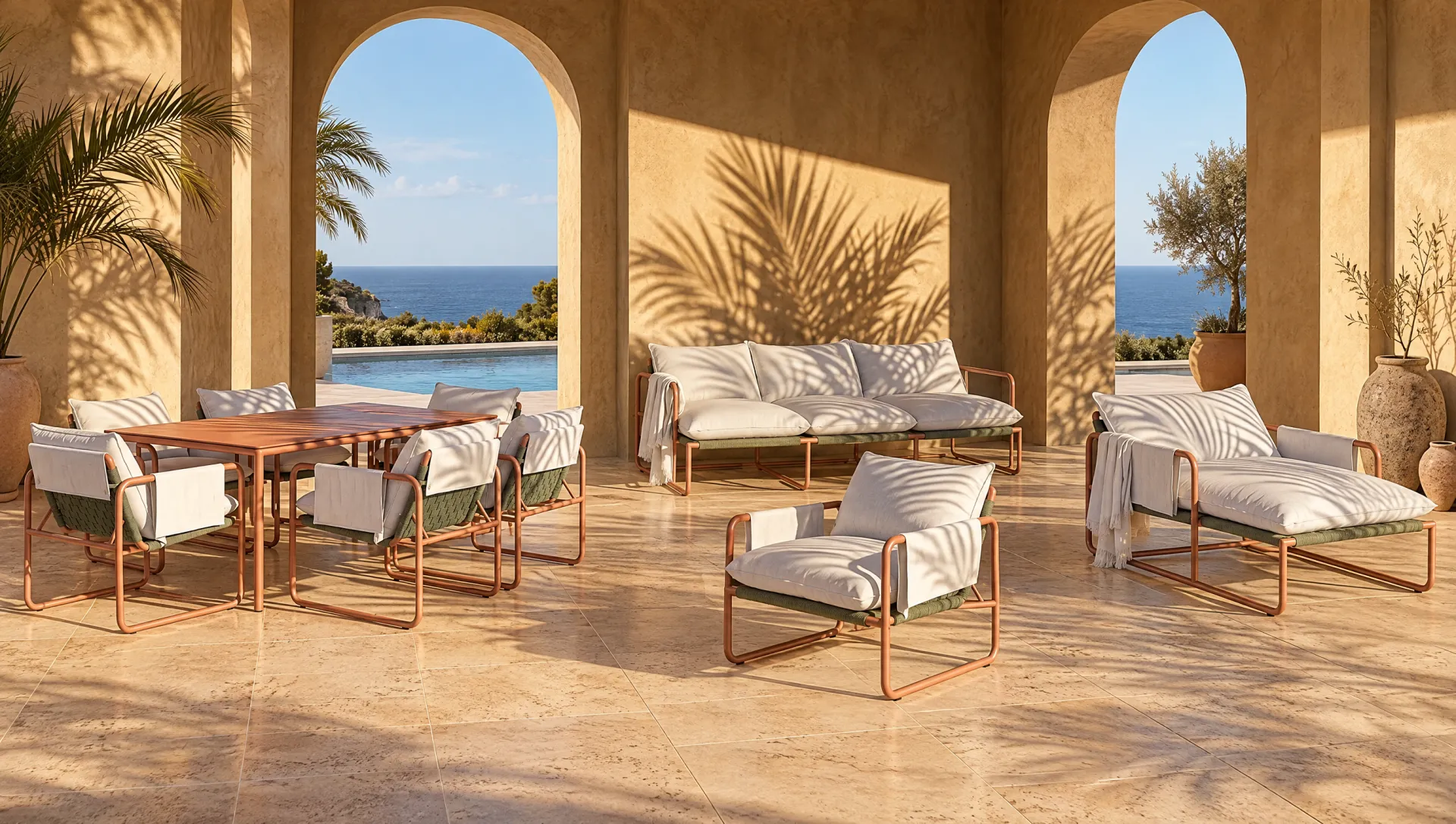 Out4, with Out4 dining set, Out4 sofa, Out4 daybed, Out4 lounge chair