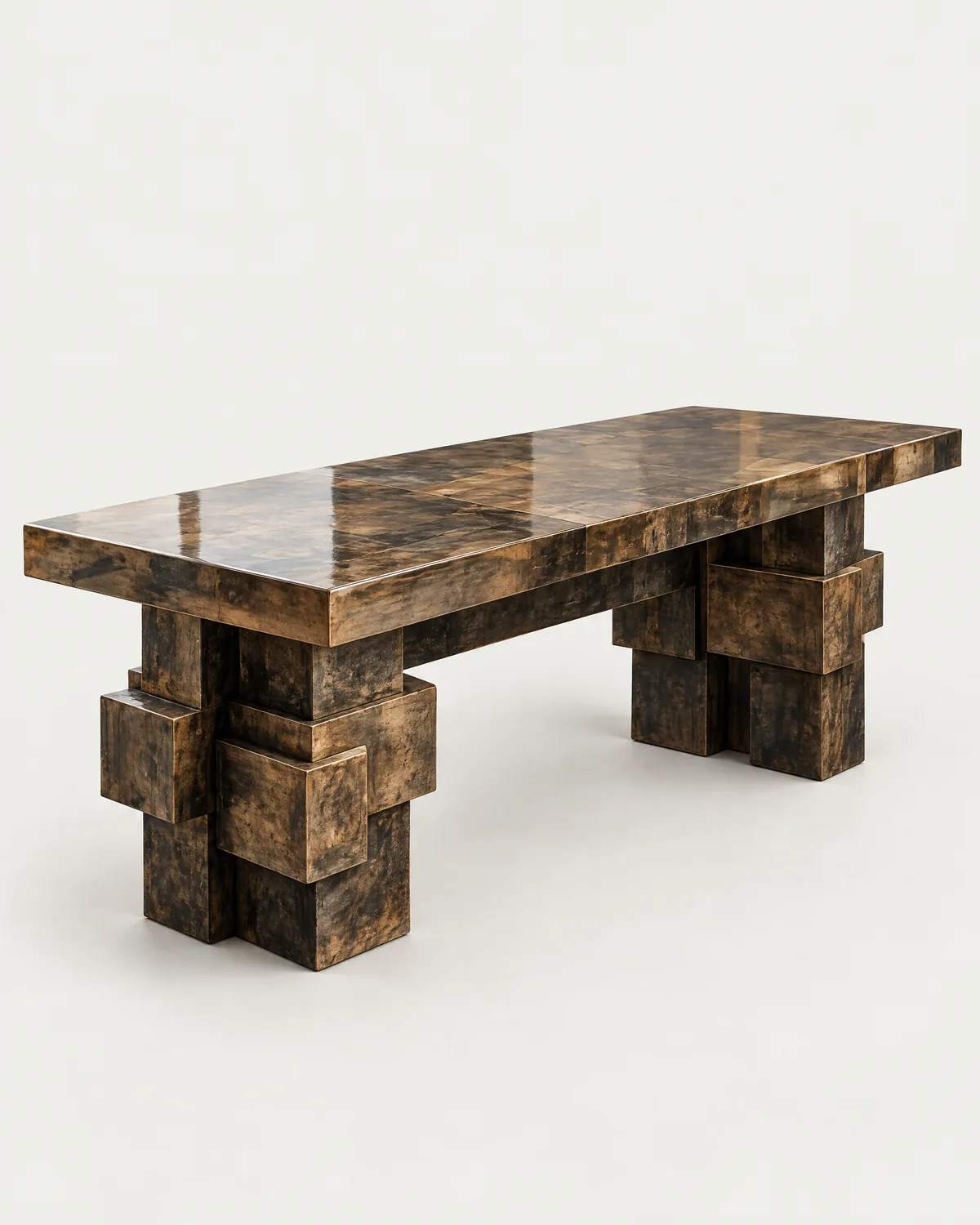 Block dining table
