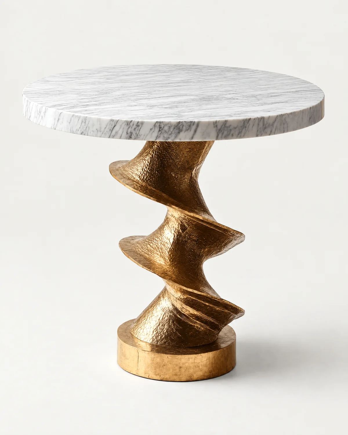 Twist pedestal table
