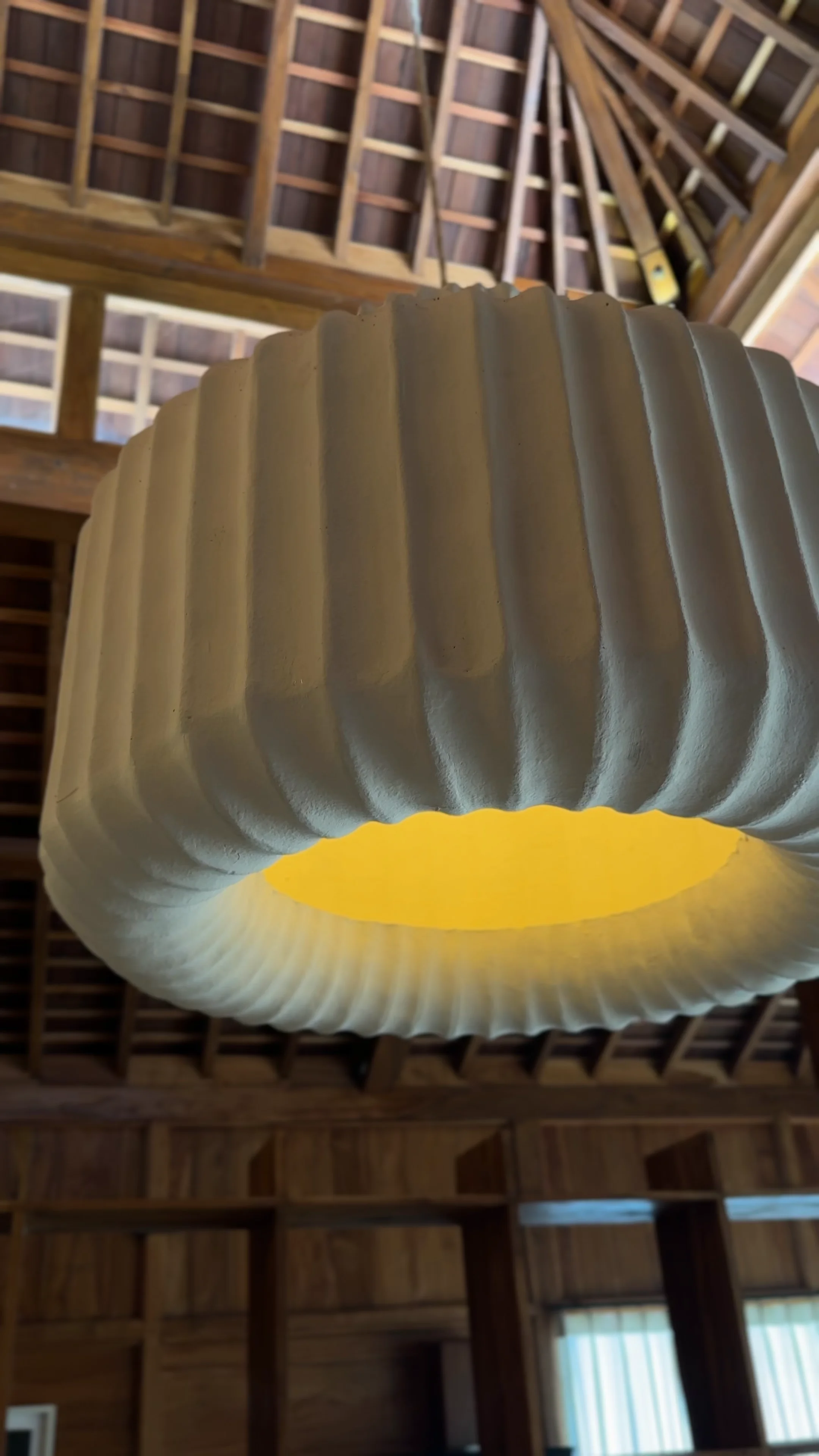 Full interior view of the Transcontinental Joglo — Africa, Japan and Bali in one structure